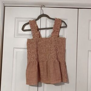 peplum tank top